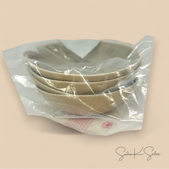 23oz Tonal Melamine Bamboo Bowls 4pk - Hearth & Hand Magnolia - Natural Cream - Picture 5 of 5